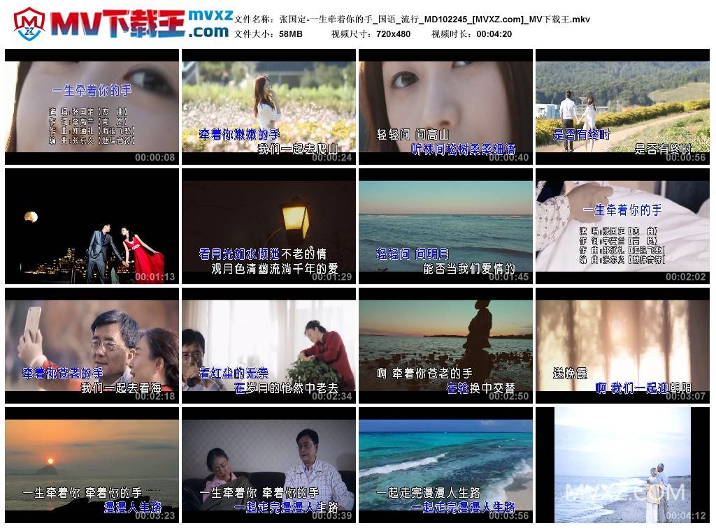 张国定-一生牵着你的手_国语_流行_MD102245